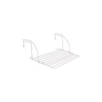 Varal Portátil Secalux em Aço Branco 25x50x54cm