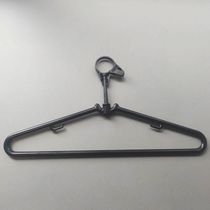 Kit 25 Cabides Antifurto Fixos Preto 44,5cm Cinquetti Hotel