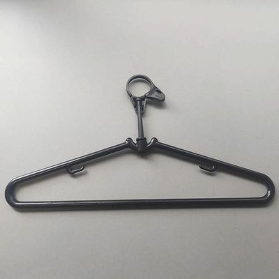 Kit 25 Cabides Antifurto Fixos Preto 44,5cm Cinquetti Hotel