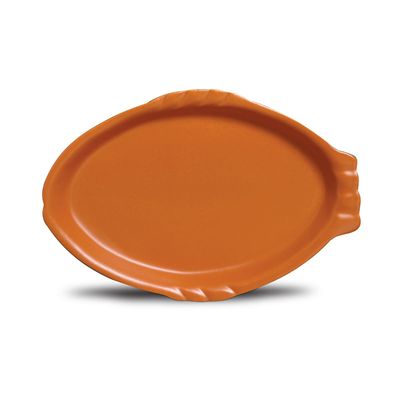 Travessa Peixe Nova Imagem Cerâmica Tijolo Mate 450ml - 1 Peça UNICA