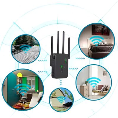 Repetidor de Sinal Wifi 4 Antenas Ampla Conexão KA-X333