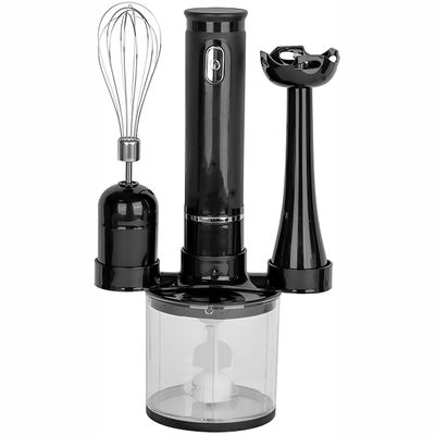 Processador 3 em 1 127V 200W com Mixer e Fouet 700ml – Triturador e Batedor Multifuncional | Cor:Preto