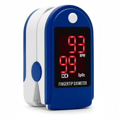 Oxímetro Digital de Dedo Medidor De Saturação De Oxigênio - Monitoramento Prático de SpO2 e BPM
