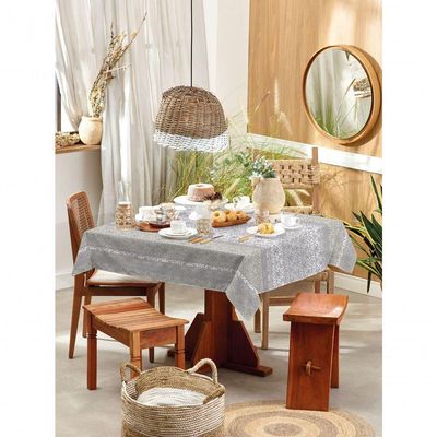 Toalha De Mesa Retangular Teka 6 Lugares Basic Listras