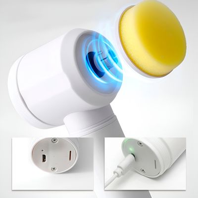 Mini Esfregão Elétrico 3 em 1 Portátil e Versátil – Escova de Limpeza Elétrica Portátil Recarregável Giratória