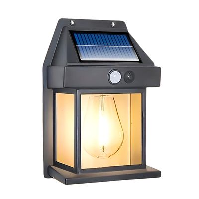 Luminária Arandela LED Solar com Sensor de Presença para Área Externa Resistente à Água Econômica e Sem Fio