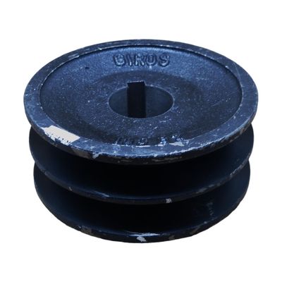Polia De Ferro 4'' 100Mm 2B Com Furo 28Mm Chaveta 8Mm Chiaperini B2 Gilbarco