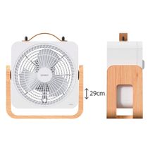 Circulador de Ar Spirit Cubics 20cm com 3 Velocidades e Múltiplas Inclinações – Branco/Caramelo