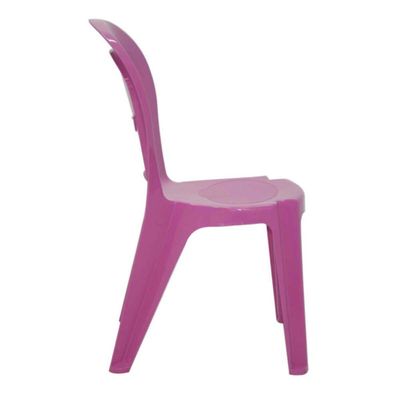 Kit 2 Cadeiras Infantis Tramontina Vice Rosa Plástico Quarto
