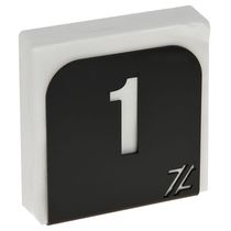 Porta Guardanapos Acrílico Preto Mesa Números 1 a 12