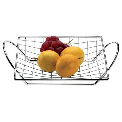 Fruteira de Mesa com Alça Utimil CR413 em Arame Cromado