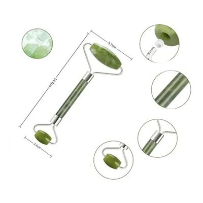 Rolo de Jade Facial Anti Rugas – Massageador de Pedra Natural para Tonificar e Revitalizar a Pele