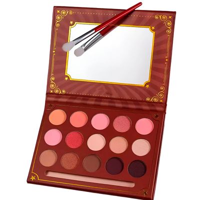 Paleta de Sombras Profissional 15 Cores Matte e Cintilante com Pincel – Alta Pigmentação e Esfumado Perfeito | Maquiagem
