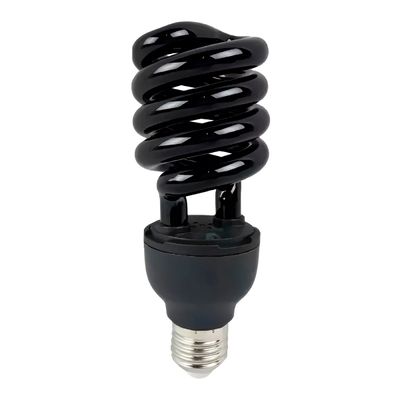 Lâmpada Espiral Luz Ultravioleta Fluorescente Iluminação - Efeito Neon Fluorescente 360°
