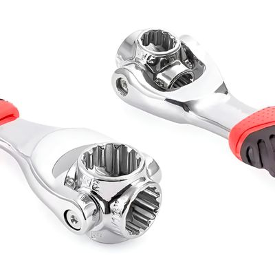Chave Universal Dupla Multifuncional 360° Ferramenta - Praticidade e Versatilidade em Uma Só Ferramenta | 8 em 1