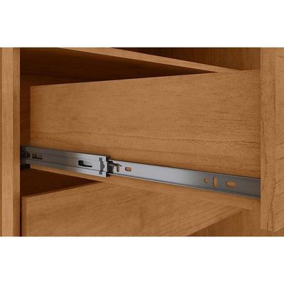 Guarda Roupa Casal 6 Portas (2 C- Espelho) E 4 Gavetas Alonzo New Amêndoa - Lopas