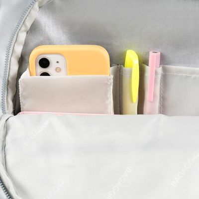 Mochila Feminina Perolada 23J Prata U / Prata