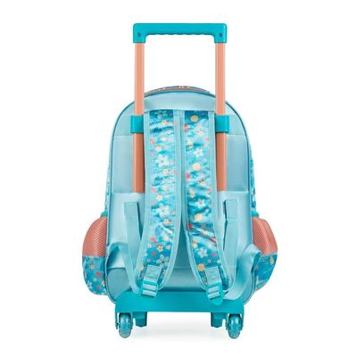 Mochila de Rodinha Infantil Feminina Moana Azul U / Azul