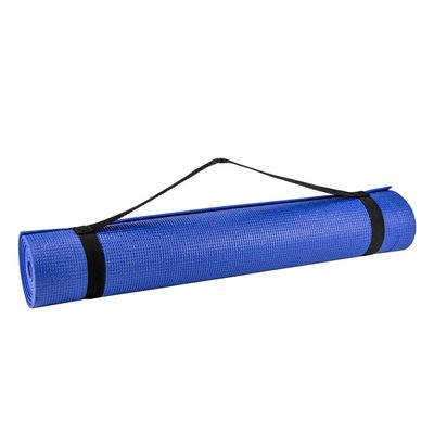 Tapete de Yoga Le em PVC com 1,73x61x0,4cm Azul UNICA