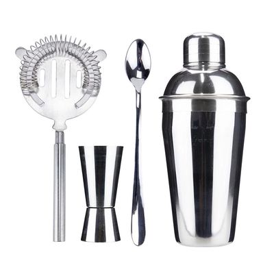 Kit Bartender Coquetel Le Chef em Inox com 4 Peças UNICA