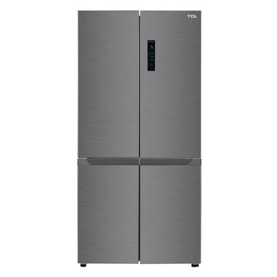 Geladeira TCL Multidoor C516CDN Inverter Frost Free Twin Eco Espaço Flex Metal Cooling Painel Digital com 4 Portas Inox - 516L Inox / 110