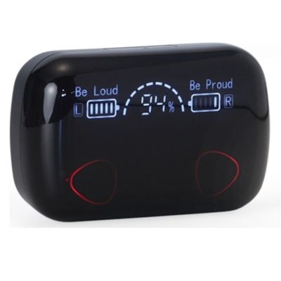 Fone Bluetooth 5.1 In-Ear Gamer com LED e Display Digital Bateria 4h