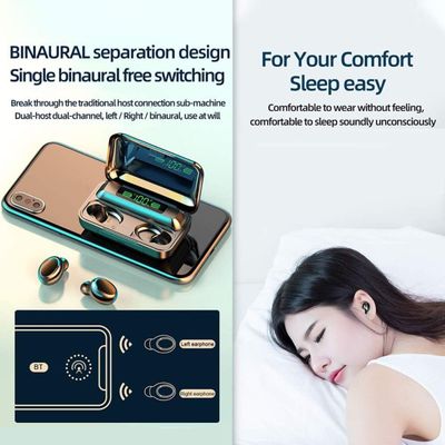 Fone Bluetooth 5.1 In-Ear Gamer com LED e Display Digital Bateria 4h