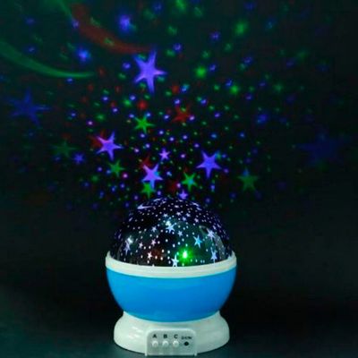 Luminária Decorativa Projetor de Estrelas 360º  Ambientes e Eventos | Galaxy Star Master Cor:Azul