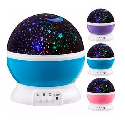 Luminária Decorativa Projetor de Estrelas 360º  Ambientes e Eventos | Galaxy Star Master Cor:Azul