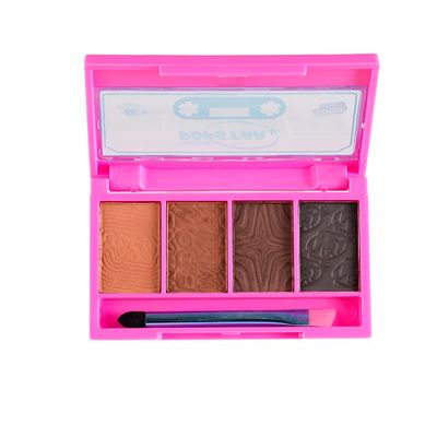 Paleta para Sobrancelhas Brown Mix 4 Cores – Alta Pigmentação, Acabamento Natural e Fixação Duradoura