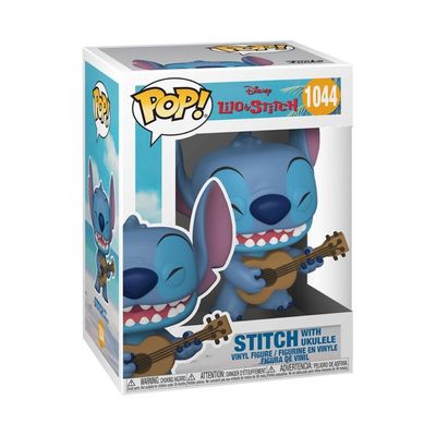 Boneco Funko POP! Disney Lilo & Stitch - Stitch with Ukulele