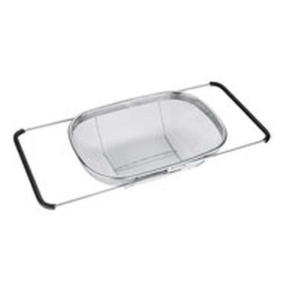 Escorredor Dynasty Ajustável Inox com Alça de Silicone Prata