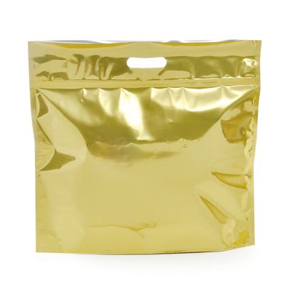Sacola Laminada Cromus com Zíper Dourado 46x43x5cm UNICA
