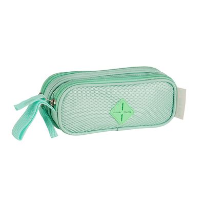 Estojo Escolar Teen Clio Style com 2 Divisórias Nylon Candy Color - Item Sortido UNICA