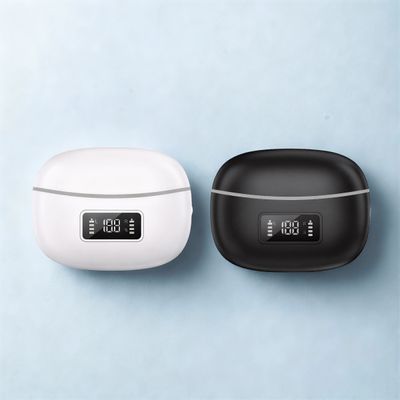 Fone de Ouvido AirPods com Tela LED – Branco, Design Moderno e Alta Qualidade de Som