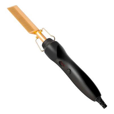 Pente Quente Elétrico Alisador Cabelo Liso Penteados