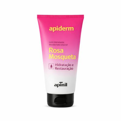 Loção Hidratante Corporal Rosa Mosqueta Apinil 190g – Hidratação Profunda e Pele Macia