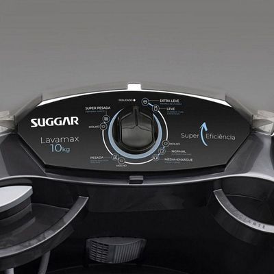 Lavadora De Roupas Suggar Lavamax LX10 10kg Automática Preto 110V