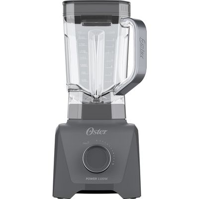 Liquidificador Oster 1100 Full OLIQ606 Cinza com 12 Velocidades - 1.100W Cinza / 110