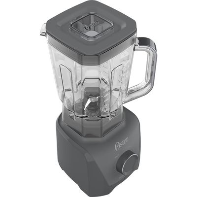 Liquidificador Oster 1100 Full OLIQ606 Cinza com 12 Velocidades - 1.100W Cinza / 110