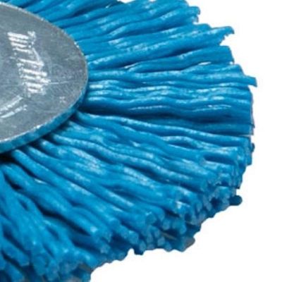 Escova De Nylon Roda Fina 75 X 6 Mm Para Furadeira Makita