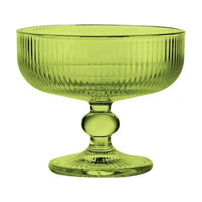 Taça para Sobremesa Cazza Celebre em Vidro Verde 285ml UNICA