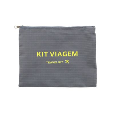 Kit Organizador Mala Le Travel com 3 Peças Cinza UNICA