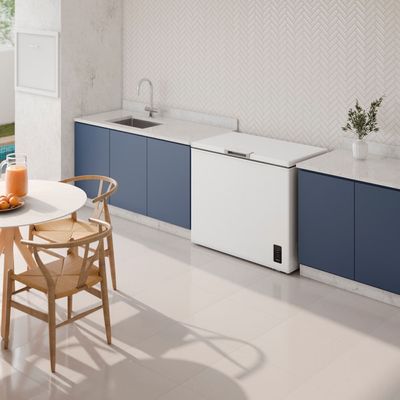 Freezer Horizontal Electrolux 245L Inverter Bivolt Uma Porta Branco (HB250) Bivolt