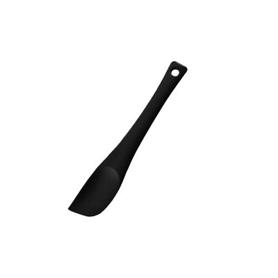 Espatula Chanfrada Raspadora Silicone Preto Confeitaria 28cm