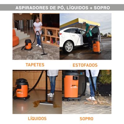 Aspirador Jacto AJ 3230 1350w 30 Litros 220v Água e Pó
