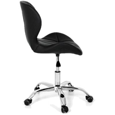 Kit 2 Cadeiras Giratórias Estofadas Slim Office