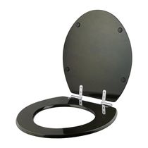 Assento Sanitário Soft Close Convencional Oval Marrom Degrade Para Vaso Ideal Standard