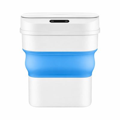 Lixeira Automática Dobrável com Sensor - Higiene e Praticidade para Casa e Escritór | Azul