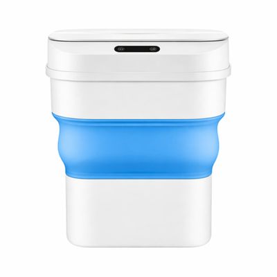 Lixeira Automática Dobrável com Sensor - Higiene e Praticidade para Casa e Escritór | Azul